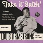 Louis Armstrong - EP Take It Satch! (UK 1956), Cd's en Dvd's, Vinyl Singles, Gebruikt, 7 inch, Ophalen of Verzenden, Jazz en Blues