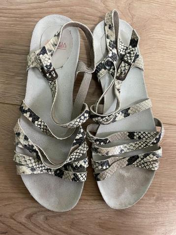 Sch130 - Fred de la Bretoniere leren sandalen maat 41 (1) beschikbaar voor biedingen