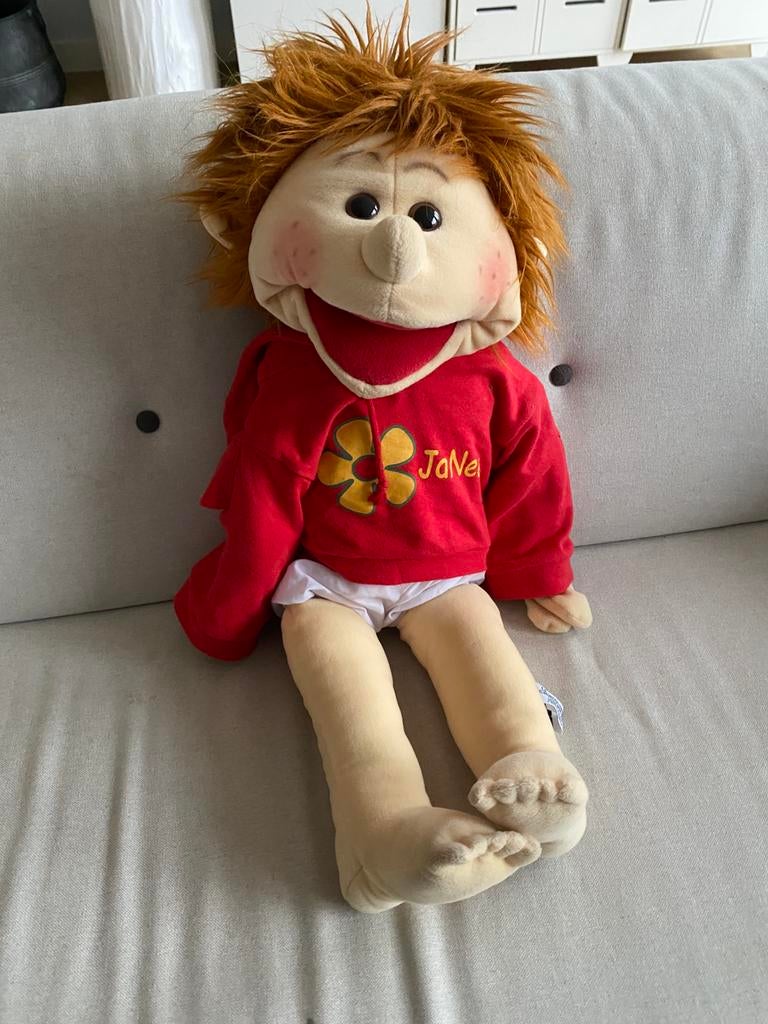 Living puppets handpop jongen, Kinderen en Baby's, Speelgoed | Poppen, Zo goed als nieuw, Overige typen, Ophalen of Verzenden