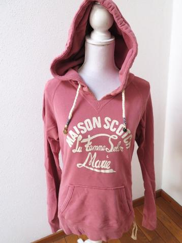 F38 MAISON SCOTCH trui hoodie roze maat 2  36	 beschikbaar voor biedingen