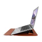 Laptophoes & Standaard in één (15,4 inch, cognac bruin), Computers en Software, Laptophoezen, Verzenden, 15 inch, Nieuw
