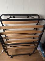 Opklapbed met matras 200x80, Ophalen, Eenpersoons, Zo goed als nieuw, 80 cm