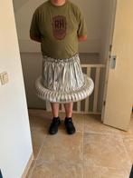 45x zilveren hoepel rok / grote of kleine loopgroep, Ophalen, Overige maten, Carnaval, Kleding