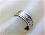 Brede vintage zilveren ring, variabel 835, 18 tot 19, Ophalen of Verzenden, Zo goed als nieuw, Zilver