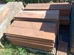 Composiet vlonderplanken, korte stukken. (10m²), Ophalen, Gebruikt, Composiet