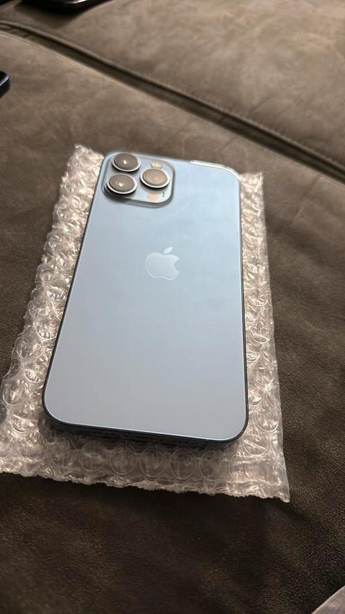 iPhone 13 Pro Max Blauw – 128GB – Gloednieuwe Accu, Telecommunicatie, Mobiele telefoons | Hoesjes en Frontjes | Apple iPhone, Zo goed als nieuw