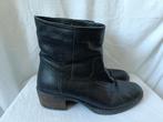 Stoere zwarte korte cowboy-boots TauPage mt 39, Zwart, Lage of Enkellaarzen, Ophalen of Verzenden, TauPage