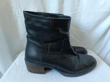 Stoere zwarte korte cowboy-boots TauPage mt 39 beschikbaar voor biedingen