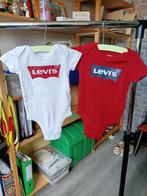2 rompertjes van Levi's 0-6 mnd, Kinderen en Baby's, Babykleding | Maat 50, Nieuw, Ophalen of Verzenden, Jongetje of Meisje, Levi's
