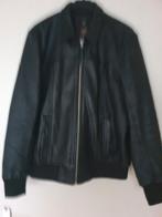 Leren jas van Superdry maat l, Maat 52/54 (L), Zwart, Ophalen of Verzenden, Zo goed als nieuw