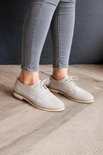 Manfield Grijze Veterschoenen - Maat 37, Ophalen of Verzenden, Zo goed als nieuw, Grijs, Schoenen met lage hakken