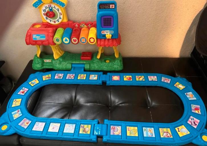 Vtech treinstation, Kinderen en Baby's, Speelgoed | Vtech, Zo goed als nieuw, Ophalen of Verzenden