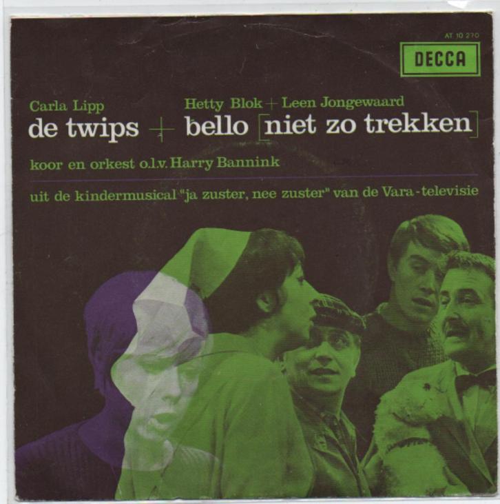 Ja Zuster, Nee Zuster- Carla Lipp- De Twips, Cd's en Dvd's, Vinyl | Nederlandstalig, Zo goed als nieuw, Levenslied of Smartlap