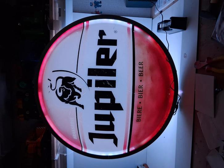 Jupiler schild met led verlichting, Verzamelen, Biermerken, Zo goed als nieuw, Reclamebord, Plaat of Schild, Jupiler, Ophalen of Verzenden