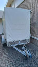 Dubbelasser aanhangwagen met huif, Ophalen, Gebruikt