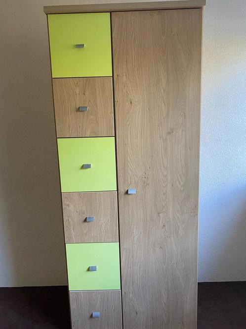 Kinderkamerset, bed, kledingkast en opslagkast, Huis en Inrichting, Slaapkamer | Bedden, Zo goed als nieuw, Eenpersoons, Overige maten