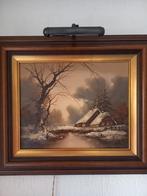 Winterlandschap, Antiek en Kunst, Ophalen of Verzenden