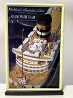 Holland – America Line metalen reclamebord (Old Look), Verzamelen, Overige typen, Nieuw, Ophalen of Verzenden, Pand50