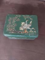 Vintage theedoos Japan, Verzamelen, Blikken, Ophalen of Verzenden, Gebruikt, Overige