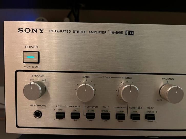Sony TA-4650 VFET Versterker - Gereviseerd!, Audio, Tv en Foto, Versterkers en Receivers, Zo goed als nieuw, Stereo, Minder dan 60 watt