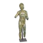 A BRONZE SCULPTURE CALLED "THE YOUTH OF AGDE", Antiek en Kunst, Kunst | Beelden en Houtsnijwerken, Ophalen
