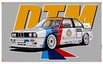 BMW DTM BANNER 60X90 CM MET BEVESTIGGINGS OGEN TOP BANNER, Ophalen of Verzenden, Nieuw
