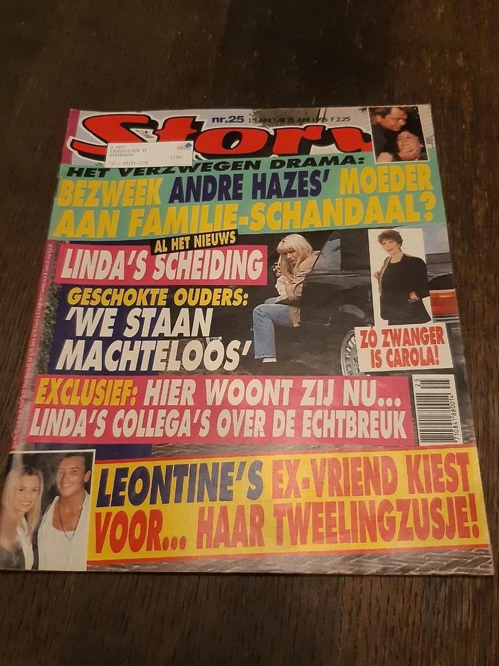 25.Story 1995. Andre Hazes. Linda de Mol. Leontine Ruiters., Verzamelen, Tijdschriften, Kranten en Knipsels, Tijdschrift, 1980 tot heden