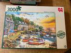 Jumbo puzzel 3000 st harbour cottages, Ophalen of Verzenden, Meer dan 1500 stukjes, Zo goed als nieuw