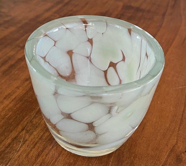 Glazen vaas, Huis en Inrichting, Woonaccessoires | Vazen, Zo goed als nieuw, Overige kleuren, Minder dan 50 cm, Glas, Ophalen of Verzenden