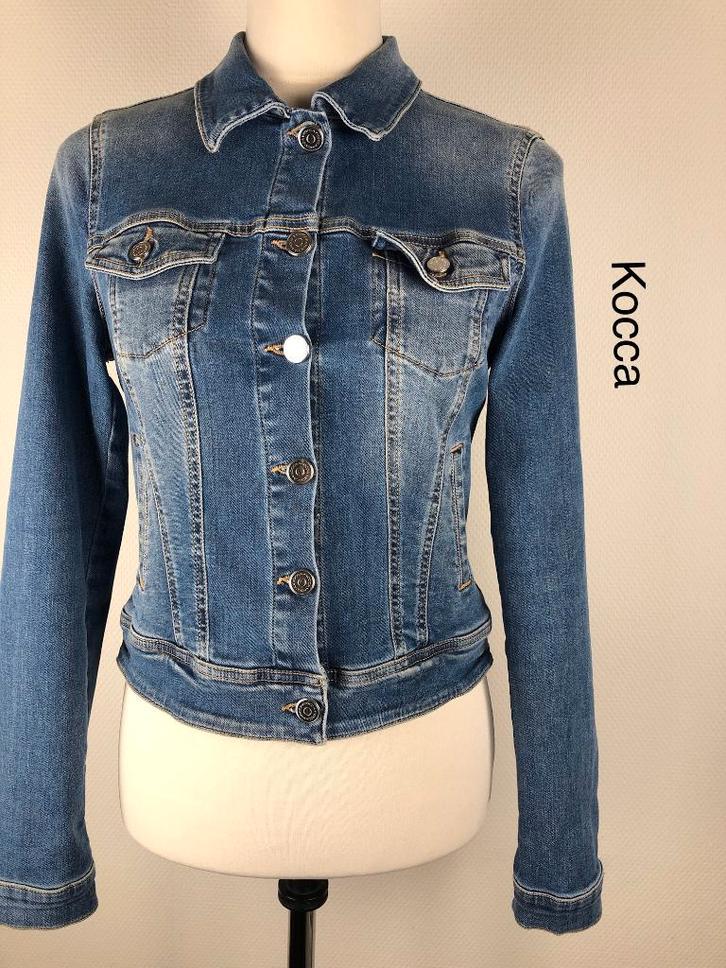 Kocca Spijkerjas  (mt: 36) 5,1/6961, Kleding | Dames, Jasjes, Kostuums en Pakken, Zo goed als nieuw, Maat 36 (S), Blauw, Ophalen of Verzenden