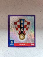 Kroatië logo (purple) Topps EK 2024, Ophalen of Verzenden, Zo goed als nieuw, Buitenlandse clubs, Poster, Plaatje of Sticker