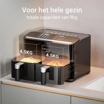 KitchenMate airfryer double; voor het hele gezin beschikbaar voor biedingen
