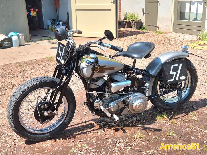 Harley-Davidson WLA beach bobber in perfect staat. WLC UL, Motoren, Motoren | Harley-Davidson, Bedrijf, Overig, 12 t/m 35 kW, 2 cilinders