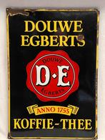 Emaille Douwe Egberts Koffie - Thee Bord, Verzamelen, Merken en Reclamevoorwerpen, Verzenden