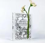 Alice's Adventures in Wonderland Acrylic Book Vase vaas boek, Huis en Inrichting, Ophalen of Verzenden, Nieuw