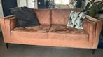 Cognac leren 2-zitsbank, Ophalen, Gebruikt, 150 tot 200 cm, Tweepersoons