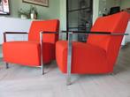 Twee Design  Fauteuils merk Harvink, Ophalen, Gebruikt, Design, 75 tot 100 cm