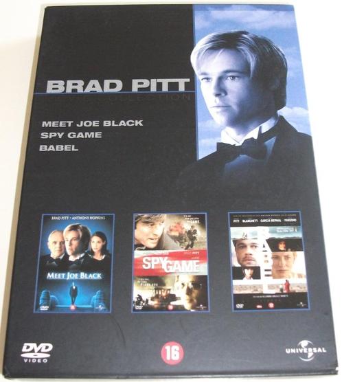 Film-Box *** BRAD PITT *** 3-DVD Boxset, Cd's en Dvd's, Dvd's | Overige Dvd's, Zo goed als nieuw, Boxset, Alle leeftijden, Ophalen of Verzenden