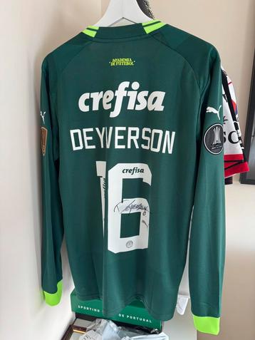 Gesigneerd shirt Palmeiras Deyverson beschikbaar voor biedingen