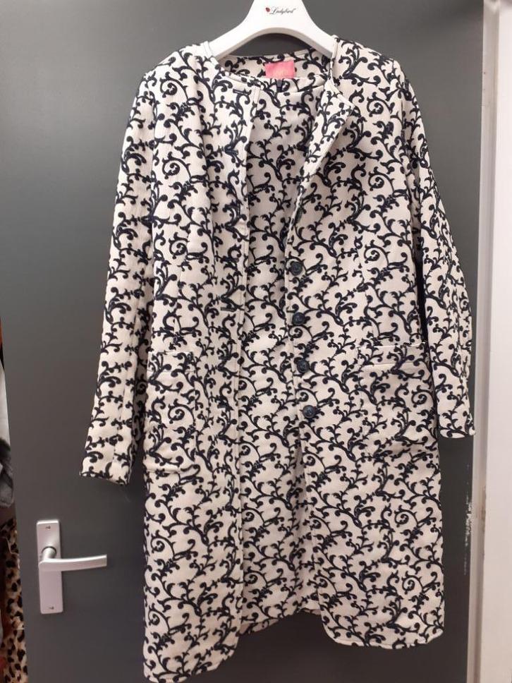 Kyra en Ko feest jurk en jas mt 38, Kleding | Dames, Jurken, Zo goed als nieuw, Maat 38/40 (M), Blauw, Knielengte, Ophalen of Verzenden