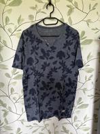 Jack & Jones blauw t-shirt bloemen medium, Ophalen of Verzenden, Zo goed als nieuw, Jack & Jones, Maat 48/50 (M)