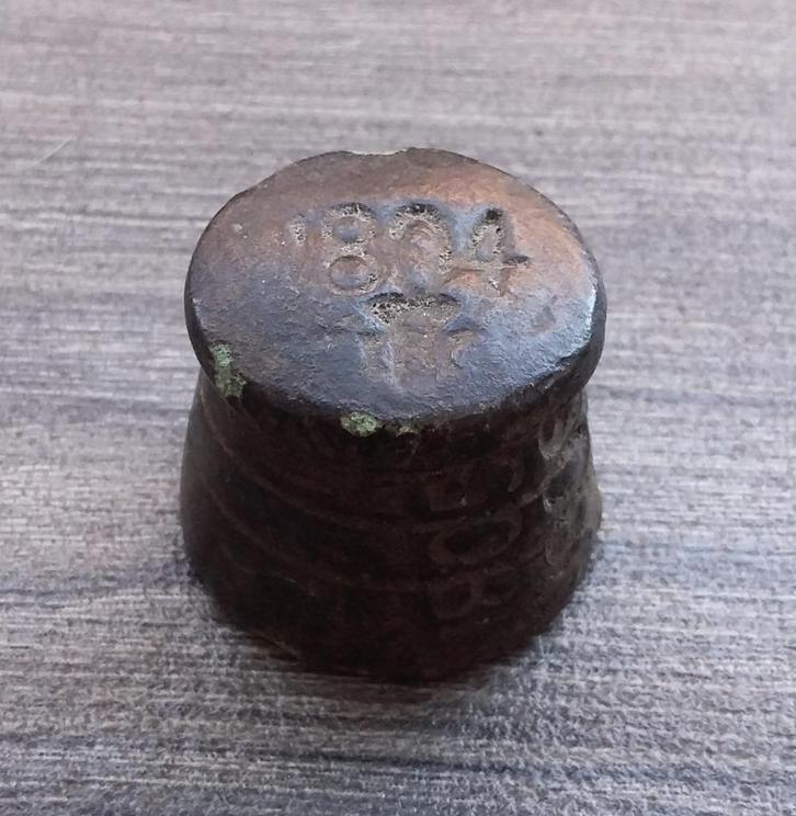 Jaar 1804 tot 1807 Bronzen Brons Gewicht Blokgewicht, Antiek en Kunst, Antiek | Gereedschap en Instrumenten, Ophalen of Verzenden