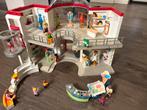 Veel playmobil, oa ziekenhuis winkelcentrum, paarden, villa, Ophalen of Verzenden, Gebruikt, Complete set