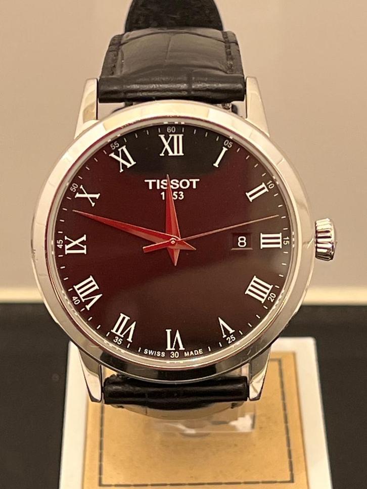Tissot Classic Dream Zwart 42mm T129410A, Sieraden, Tassen en Uiterlijk, Horloges | Heren, Gebruikt, Polshorloge, Overige merken