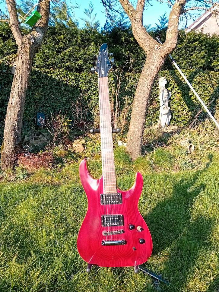 ltd mh200 gitaar met vette upgrades., Muziek en Instrumenten, Snaarinstrumenten | Gitaren | Elektrisch, Gebruikt, Solid body, Overige merken