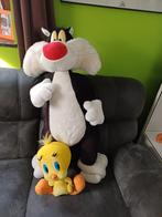 Kwaliteitsknuffel van Sylvester en Titi !, Ophalen of Verzenden, Looney Tunes, Zo goed als nieuw, Beeldje of Figuurtje