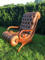 Chesterfield relax stoel, Huis en Inrichting, Fauteuils, Ophalen, Gebruikt, 75 tot 100 cm, 50 tot 75 cm