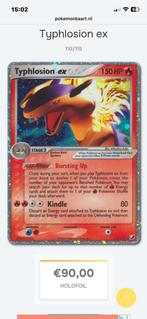 Typhlosion ex 110/115, Ophalen of Verzenden, Zo goed als nieuw, Losse kaart