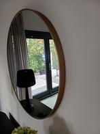 Ronde Spiegel  80 cm mat alu brons Art collection, Ophalen, Rond, Nieuw, 75 tot 100 cm