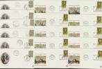 1968-1995 36x Nederland enveloppen Dag van de Postzegel, Ophalen of Verzenden, Envelop